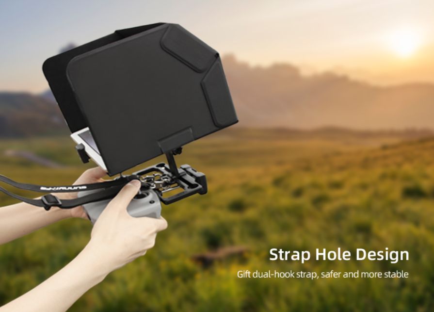 Držák tabletu se skládací sluneční clonou pro DJI drony 10